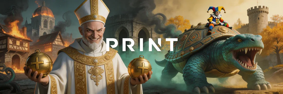 Print Studios Slots — 25 Spiele mit Fantasy und Dark-Humor Themen