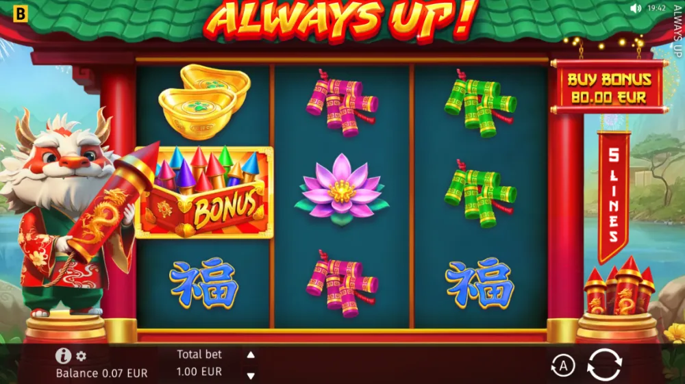 Always Up Slot von BGaming — Crash-Bonus Raketenstart