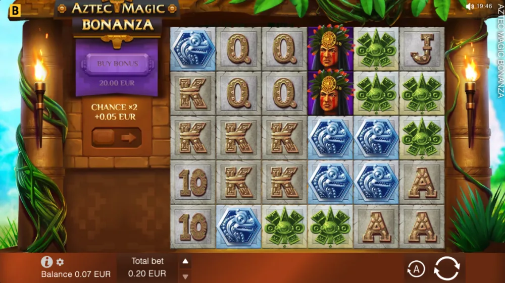 Aztec Magic Bonanza Slot von BGaming — Freispiele mit Multiplikatoren