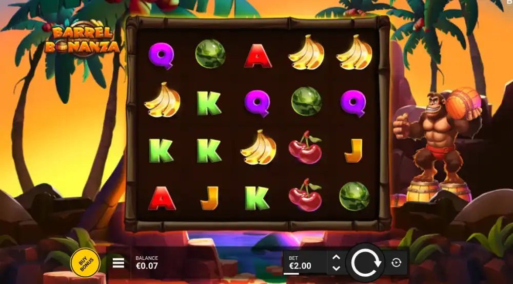 Barrel Bonanza Slot von Backseat Gaming — Spielablauf mit Wild Barrels