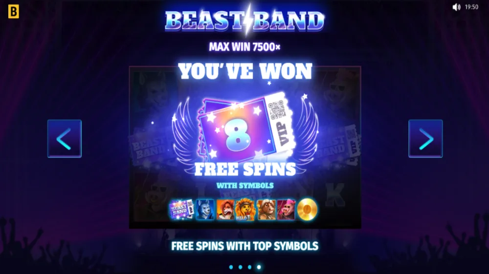 Beast Band Slot von BGaming — Tier-Rockband auf dem 5x3 Grid