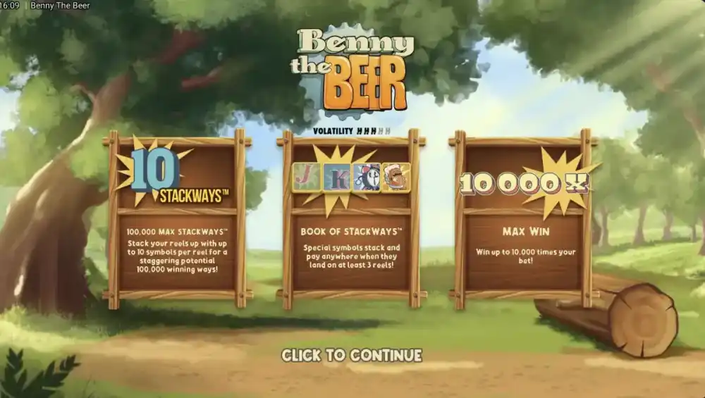 Benny the Beer Slot von Hacksaw Gaming — Pub-Theme mit Stackways auf dem 5x4 Grid