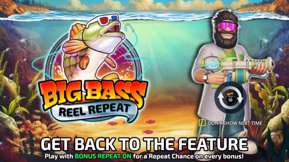 Big Bass Reel Repeat Slot von Pragmatic Play — Retro-Synthwave Angeln mit Neon-Design