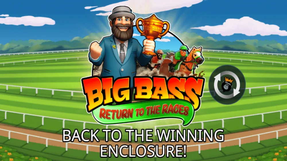 Big Bass Return to the Races Slot von Pragmatic Play — Pferderennen-Theme mit Angel-Mechanik