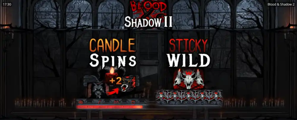 Blood and Shadow Slot von Nolimit City — dunkles Gothic-Setting mit Ritual Bar Progression