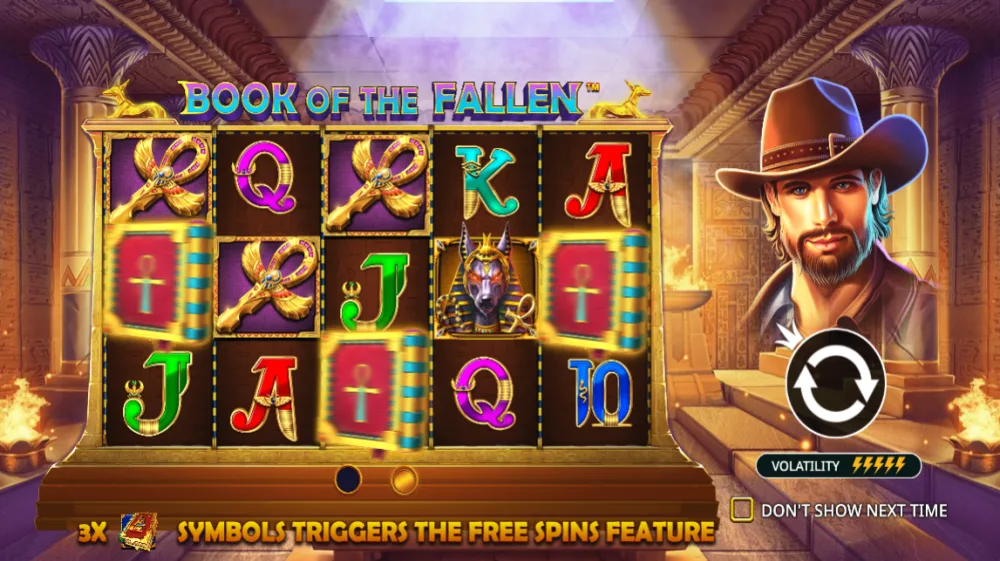 Book of Fallen Slot von Pragmatic Play — John Hunter im ägyptischen Grabmal