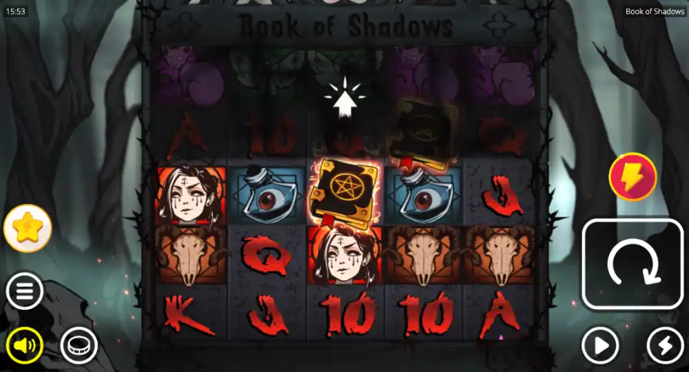 Book of Shadows Slot von Nolimit City — Freispiele mit Expanding Symbolen