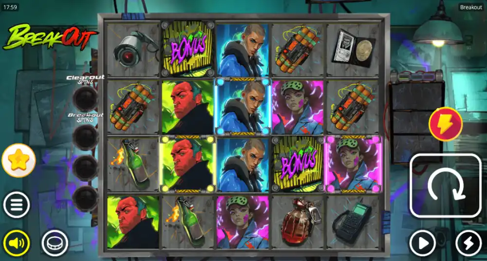 Breakout Slot von Nolimit City — Chain Reaction Respins in Aktion