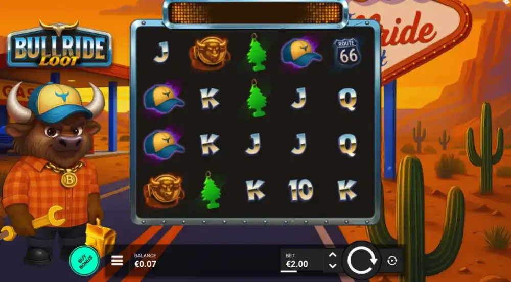 Bullride Loot Slot von Bullshark Games — Lucky Chest Multiplikator in Aktion