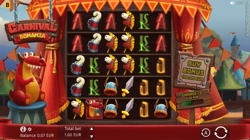 Carnival Bonanza Slot von BGaming — Gameplay mit Level-System