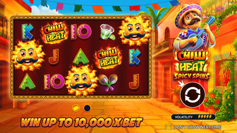 Chilli Heat Spicy Spins Slot von Pragmatic Play — Mexikanisches Chilli Theme mit Respin Feature