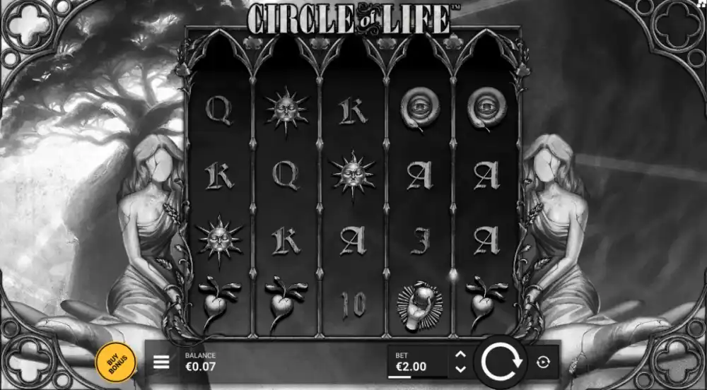 Circle of Life Slot von Hacksaw Gaming — Tree of Life Mechanik in Aktion
