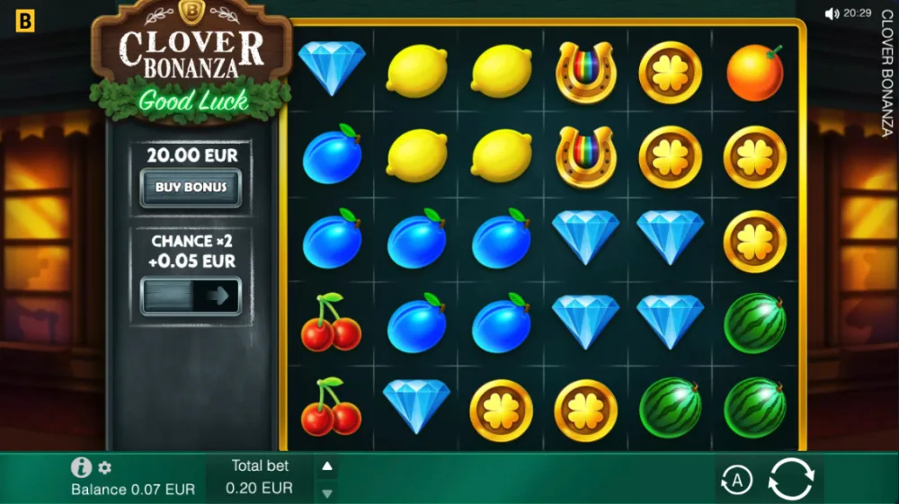 Clover Bonanza Slot von BGaming — irisches Theme mit Kleeblättern