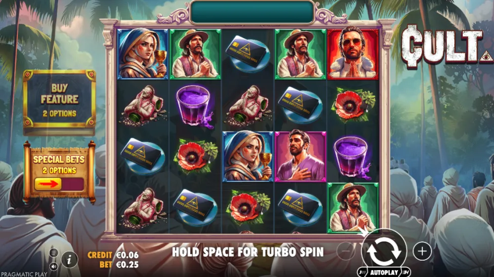 CULT Slot von Pragmatic Play — Dschungel-Kult Gameplay mit Multiplier-Wilds