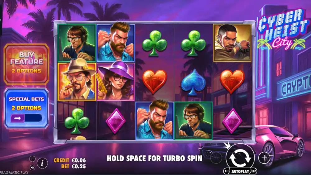 Cyberheist City Slot von Pragmatic Play — Neon Grid mit Wild Multiplikatoren