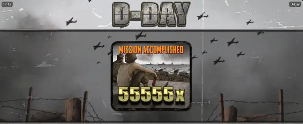 D-Day Slot von Nolimit City — Militär-Theme mit Atomic Wild auf dem 3-4-5-4-3 Grid