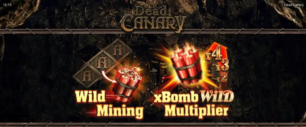 Dead Canary Slot von Nolimit City — Mining-Theme mit xBomb Wilds und Cascade Mechanik