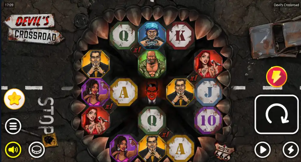 Devil's Crossroad Slot von Nolimit City — Redemption Spins auf dem Kreuzgitter