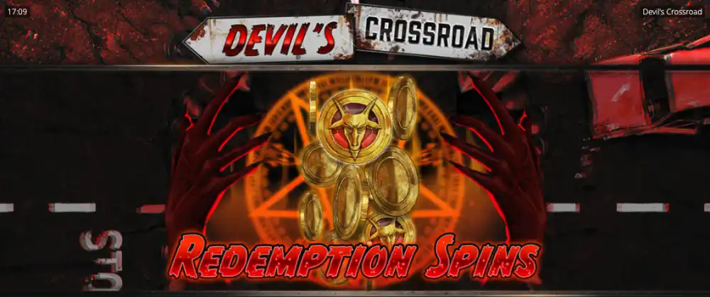Devil's Crossroad Slot von Nolimit City — Crosslink Grid mit Devil Wild in der Mitte