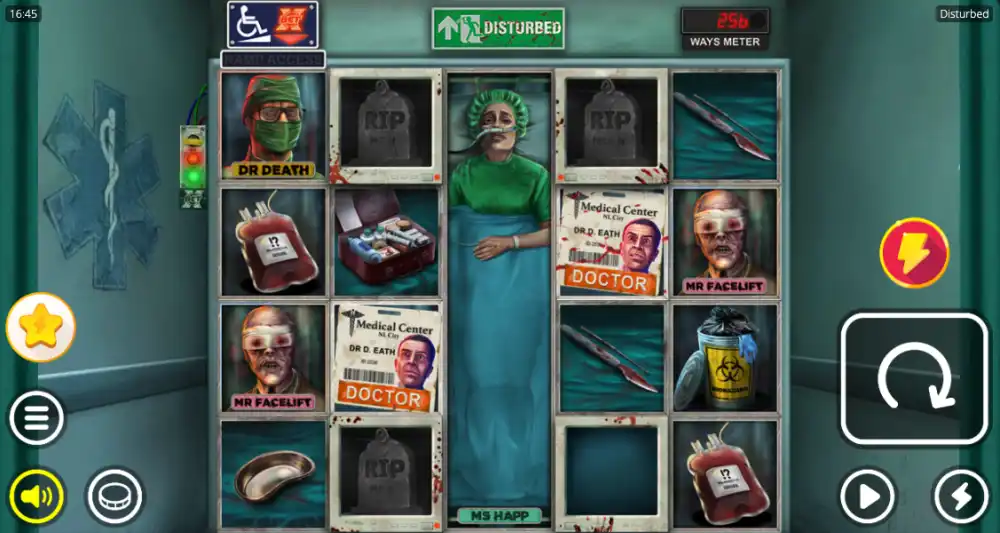 Disturbed Slot von Nolimit City — Enhancer Cells und Mrs. Nudge in Aktion