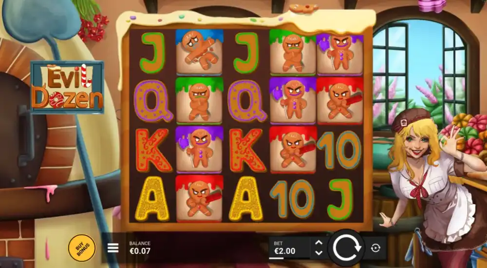 Evil Dozen Slot von Kitsune Studios — Gingerbread Houses und Gameplay
