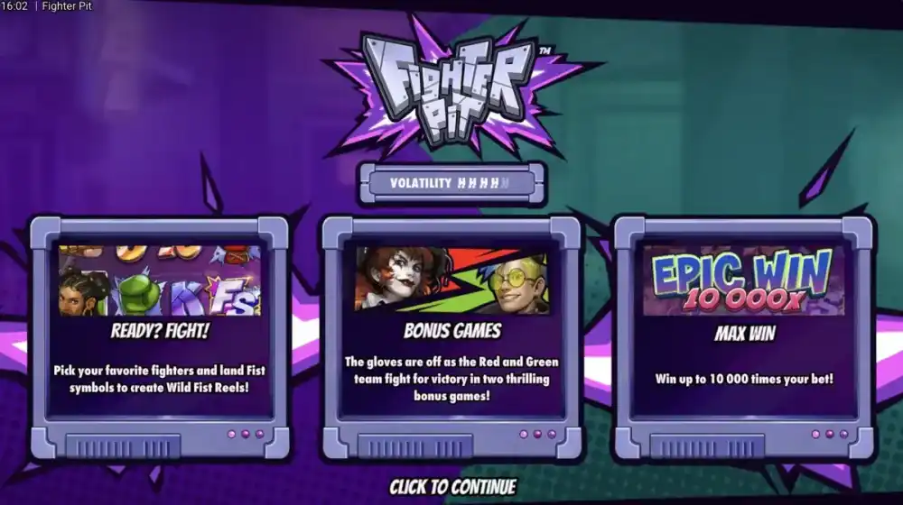 Fighter Pit Slot von Hacksaw Gaming — Arena-Battle mit Team-Kämpfern auf 5x4 Grid