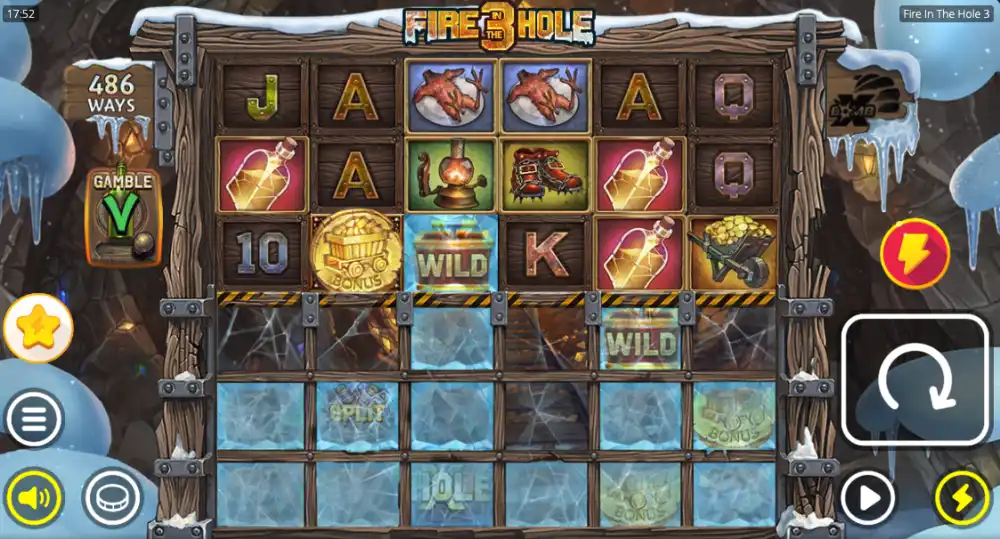 Fire in the Hole 3 Slot von Nolimit City — Frozen Wagon Spins mit Evil Dwarf