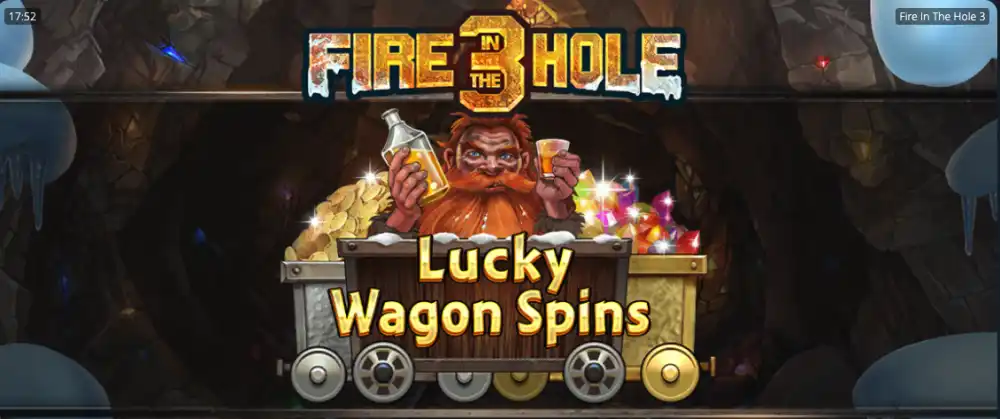 Fire in the Hole 3 Slot von Nolimit City — Mining-Setting mit xGod und Frozen Wagon Spins