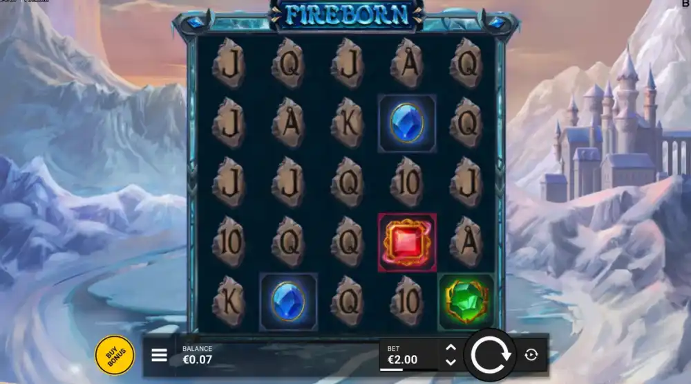 Fireborn Slot von Backseat Gaming — Drachen-Features auf dem 5x5 Grid