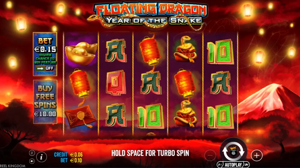 Floating Dragon Year of the Snake Slot von Pragmatic Play — Chinesisches Neujahrsthema