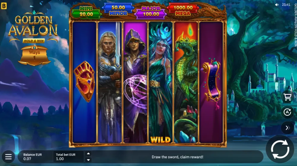 Golden Avalon Hold and Win Slot von BGaming — Hold and Win Bonus Gameplay