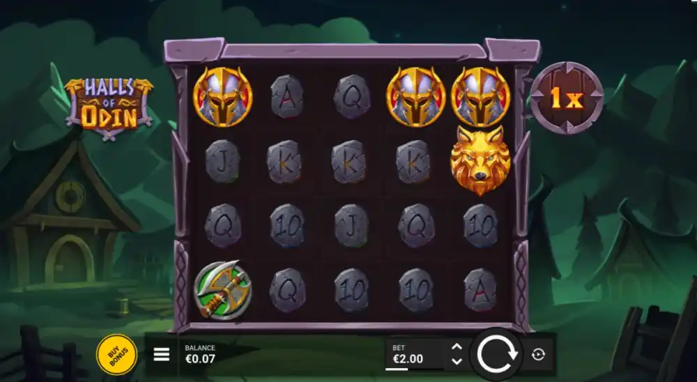 Halls of Odin Slot von Backseat Gaming — Wikinger Gameplay mit Nudge Gates