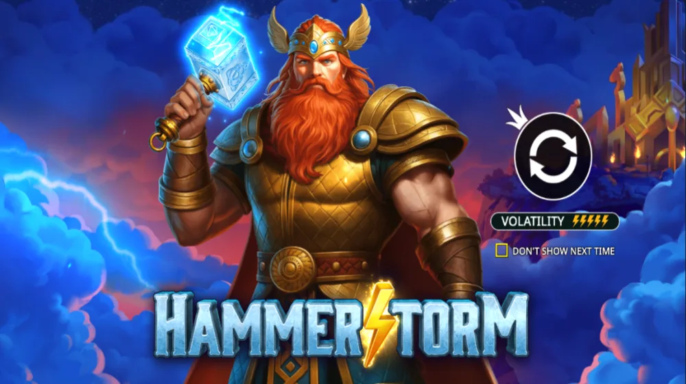Hammerstorm Slot von Pragmatic Play — Nordisches Thor-Theme mit Lightning Symbols