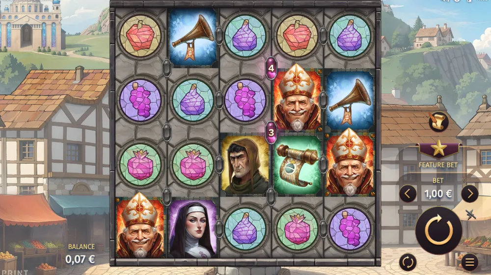 Holy Hand Grenade 2 Slot von Print Studios — Granaten-Explosionen auf dem Grid