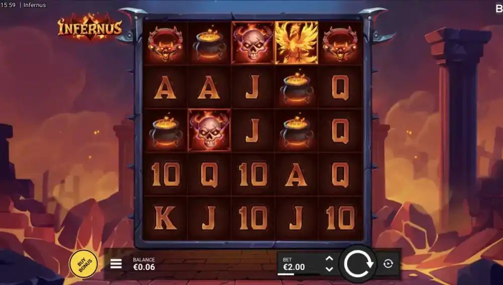 Infernus Slot von Hacksaw Gaming — Cerberus Wild Block Gameplay