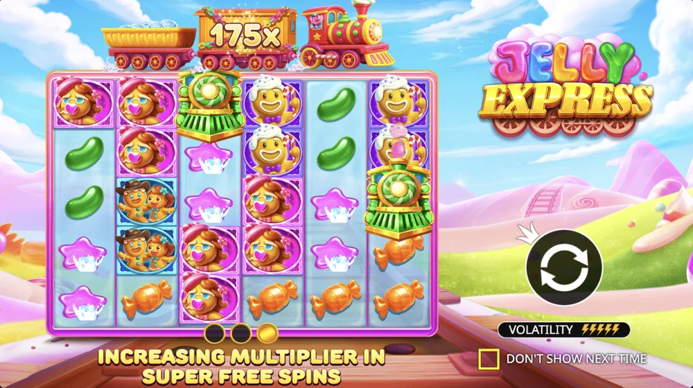 Jelly Express Slot von Pragmatic Play — 6x5 Candy Grid mit Wild Multiplikatoren