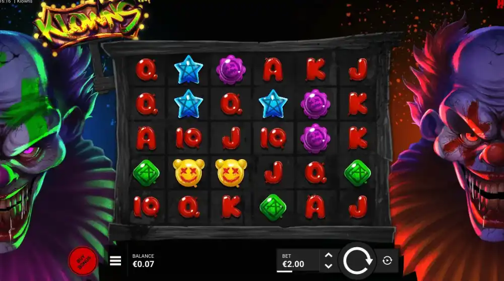 Klowns Slot von Hacksaw Gaming — Gameplay mit Needle Boxes und Bounty Balloon