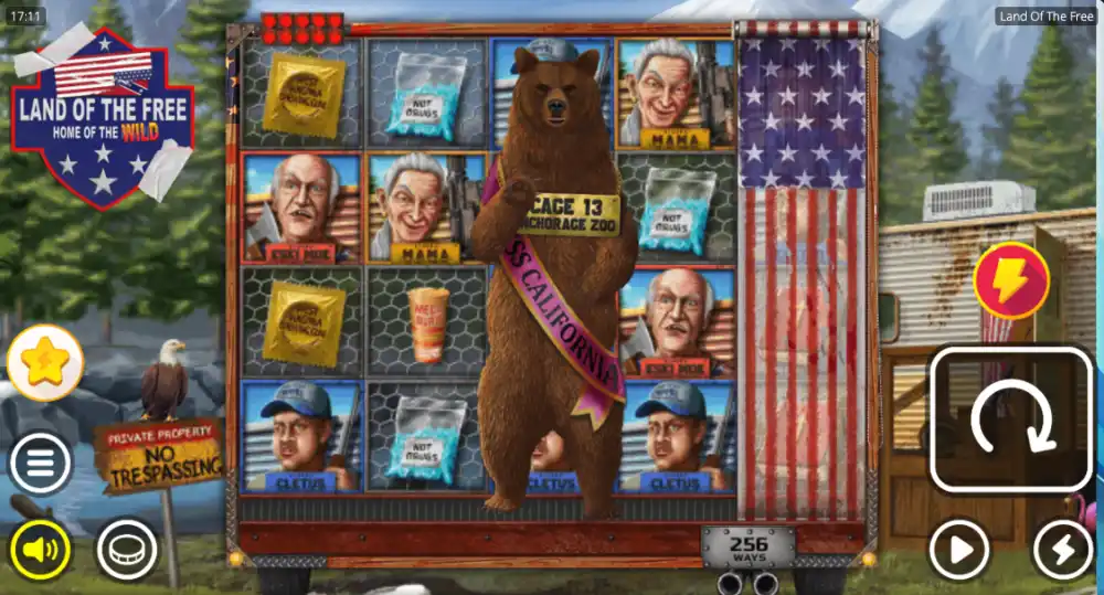 Land of the Free Slot von Nolimit City — Conveyor Belt Modifikatoren in Aktion