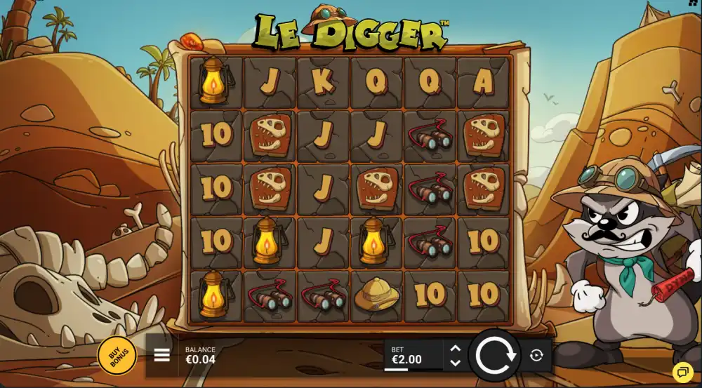 Le Digger de Hacksaw Gaming — tragamonedas en acción