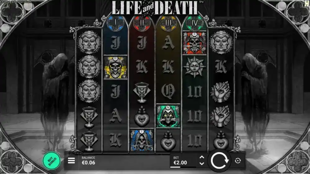 Life and Death Slot von Hacksaw Gaming — Expanding Wild Reels auf dem 6x5 Grid