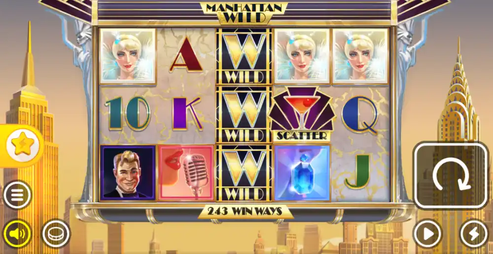 Manhattan Goes Wild Slot von Nolimit City — Cocktailparty Feature in Aktion