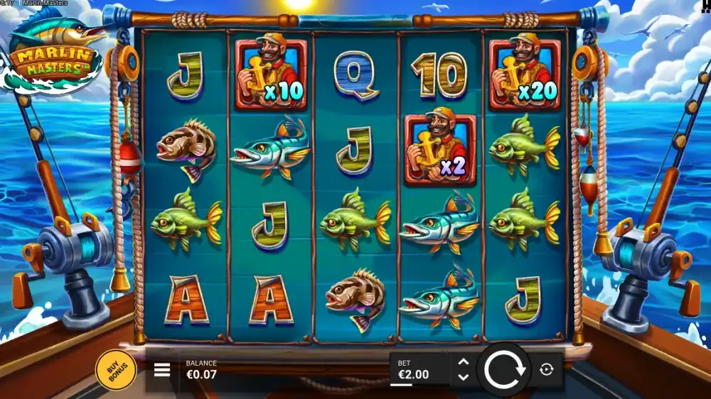 Marlin Masters Slot von Hacksaw Gaming — Cash Collect auf hoher See