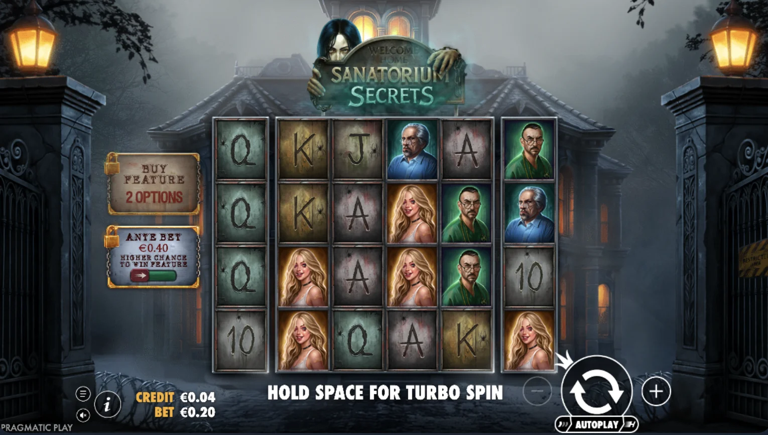 Sanatorium Secrets de Pragmatic Play — tragamonedas en acción