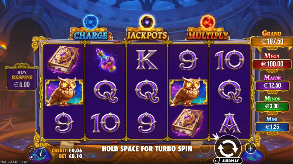 Spellmaster Slot von Pragmatic Play — Hold and Win Gameplay mit Orbs