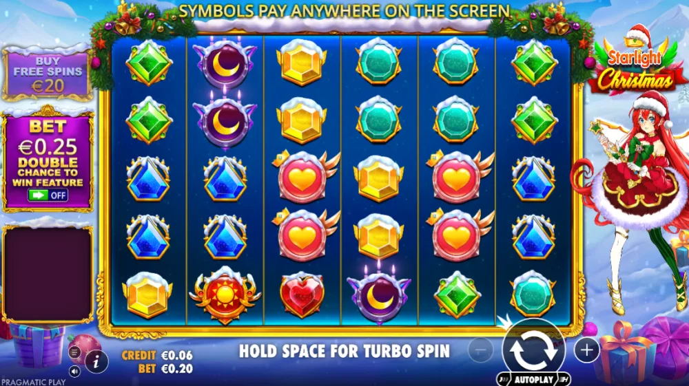 Starlight Christmas Slot von Pragmatic Play — Weihnachtliches Scatter Pay Gameplay