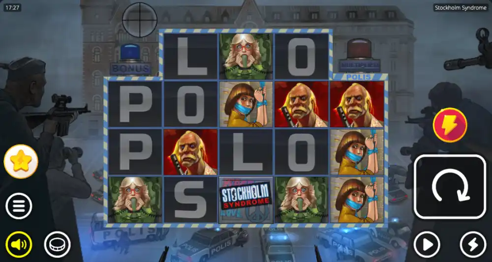 Stockholm Syndrome Slot von Nolimit City — Syndrome Spins mit erweitertem Grid