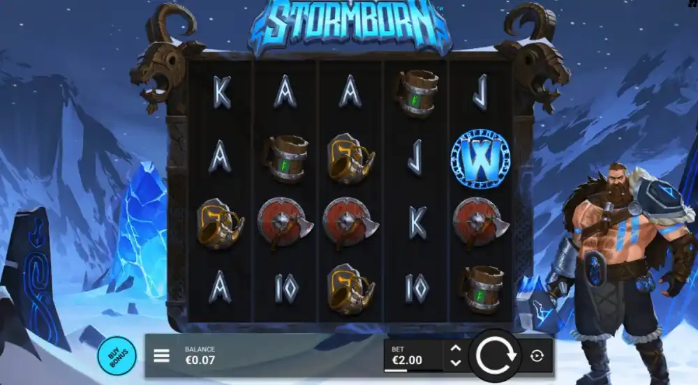 Stormborn Slot von Hacksaw Gaming mit Thunder Respins