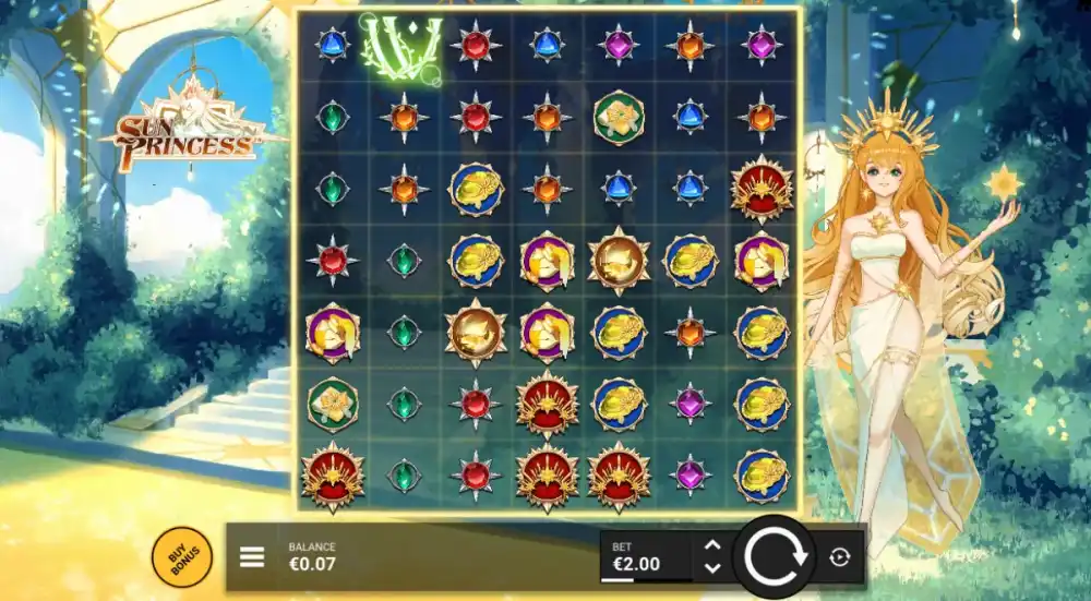 Sun Princess Slot von Hacksaw Gaming in Aktion
