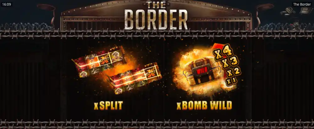 The Border Slot von Nolimit City — 6x6 Cluster Grid mit sechs xMechanics