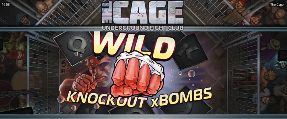 The Cage Slot von Nolimit City — MMA-Arena mit 7 Walzen und xBomb Wilds